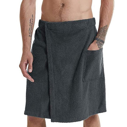 Men's wearable apron for beach and home use
