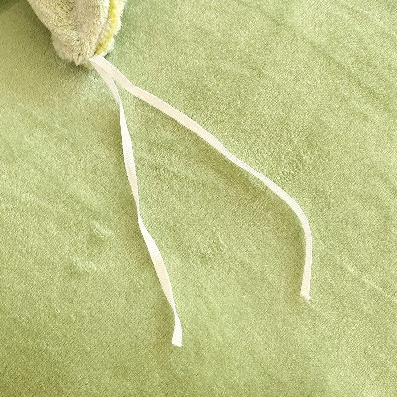 Capa de Edredom de Veludo Leite com Estampa de Panda Fofo para Decoração de Quarto de Meninos e Meninas, Roupa de Cama de Desenho Animado de Animais, Capa de Edredom Macia e Quente para Outono e Inverno