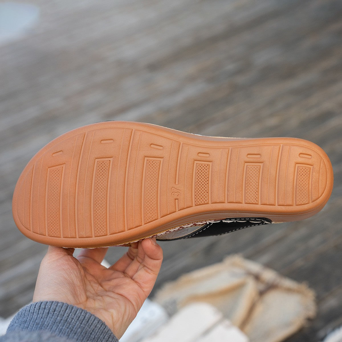 Women's Sandals Comfortable Wedges Heels Sandals Summer 2025 Shoes Woman Heeled Slippers Women Summer Footwear Chaussures Femme