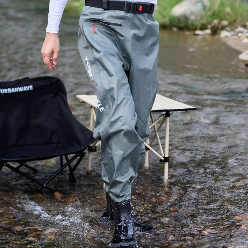 Calça de Pesca Profissional de Nylon Ultraleve, à Prova de Vento, para Inverno, à Prova D'Água, Calça de Pesca de Cintura Única