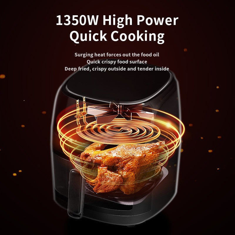 Fritadeira Elétrica 8L Inteligente para Uso Doméstico Cozinha Pizza Cooker Sem Óleo Forno Torradeira Fabricante Atacado 110/220V