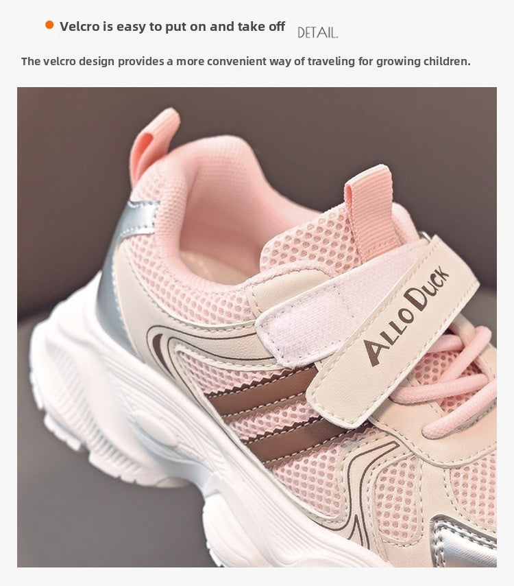 2025 Spring Autumn New Boys Kids Sport Shoes Girl Baby Toddler Mesh Breathable Casual Running Shoes Soft Soled Children Sneakers