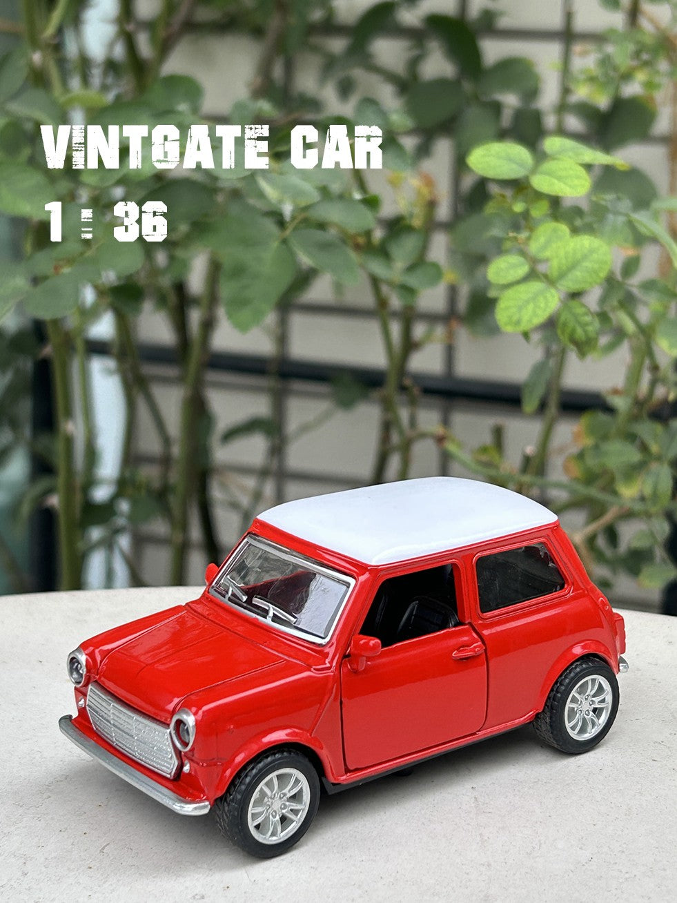 1:36 Liga Diecast Vintage Modelo de Carro FIAT MINI Clássico Modelo de Carro Miniatura com Fricção Réplica de Veículo para Presente de Coleção
