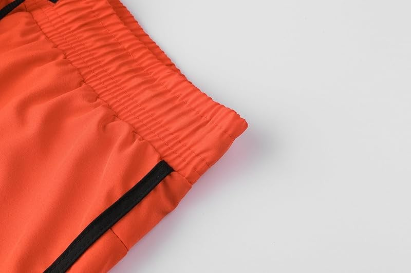 Men's two-piece sports shorts quick drying running fitness gym sports basketball shorts with lining