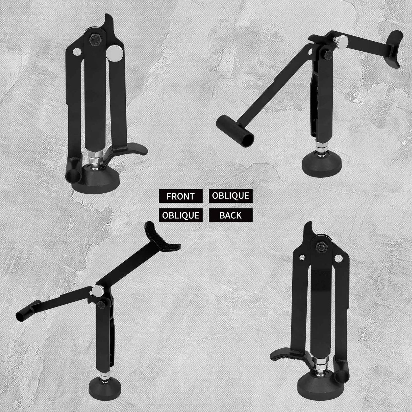Cavalete de roda que economiza trabalho para motocicletas, suporte de roda universal, levantador de roda, suporte lateral, elevador de quadro do braço oscilante para Harley para Honda