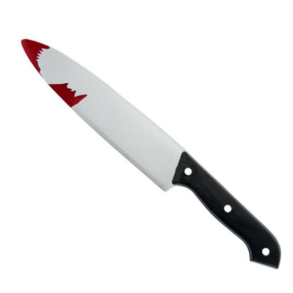 10/5/3/1pcs 30cm Faked Bloody Sharp Knife for Halloween DIY Cosplay Props Decor Simulation Plastic Kitchen Knife halloween Party