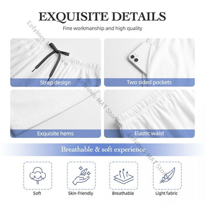 Cute Hedgehog Mens Pajamas Pyjamas Pants Lounge Pants Sleep Bottoms