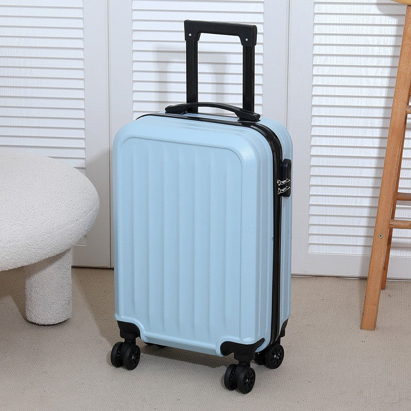 20 Inch Lightweight Hardshell Suitcase Large Capacity Sleek Solid Color Durable Trolley Case Travel Luggage for Adults