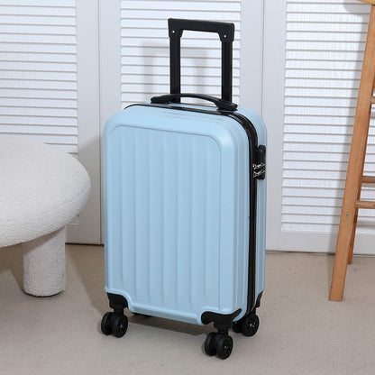 20 Inch Lightweight Hardshell Suitcase Large Capacity Sleek Solid Color Durable Trolley Case Travel Luggage for Adults