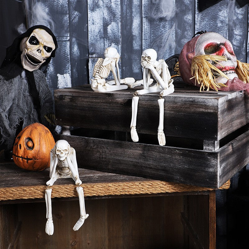 OPHIDIAN  Halloween resin figure-piece skeleton creative courtyard atmosphere decorative figure-piece