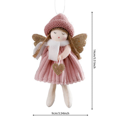 2024 New Year Gift Cute Christmas Angel Doll Xmas Tree Ornament Noel Deco Christmas Decoration for Home Natal Navidad 2023 Decor
