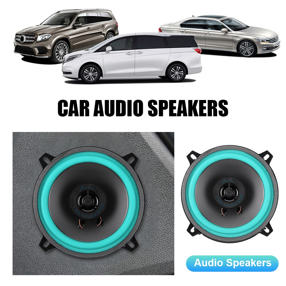 Alto-falante Automotivo Universal de 4/5/6 polegadas 100W/160W HiFi Coaxial Subwoofer Sensibilidade 92dB Áudio Automotivo Música Estéreo Subwoofer Automotivo Estéreo
