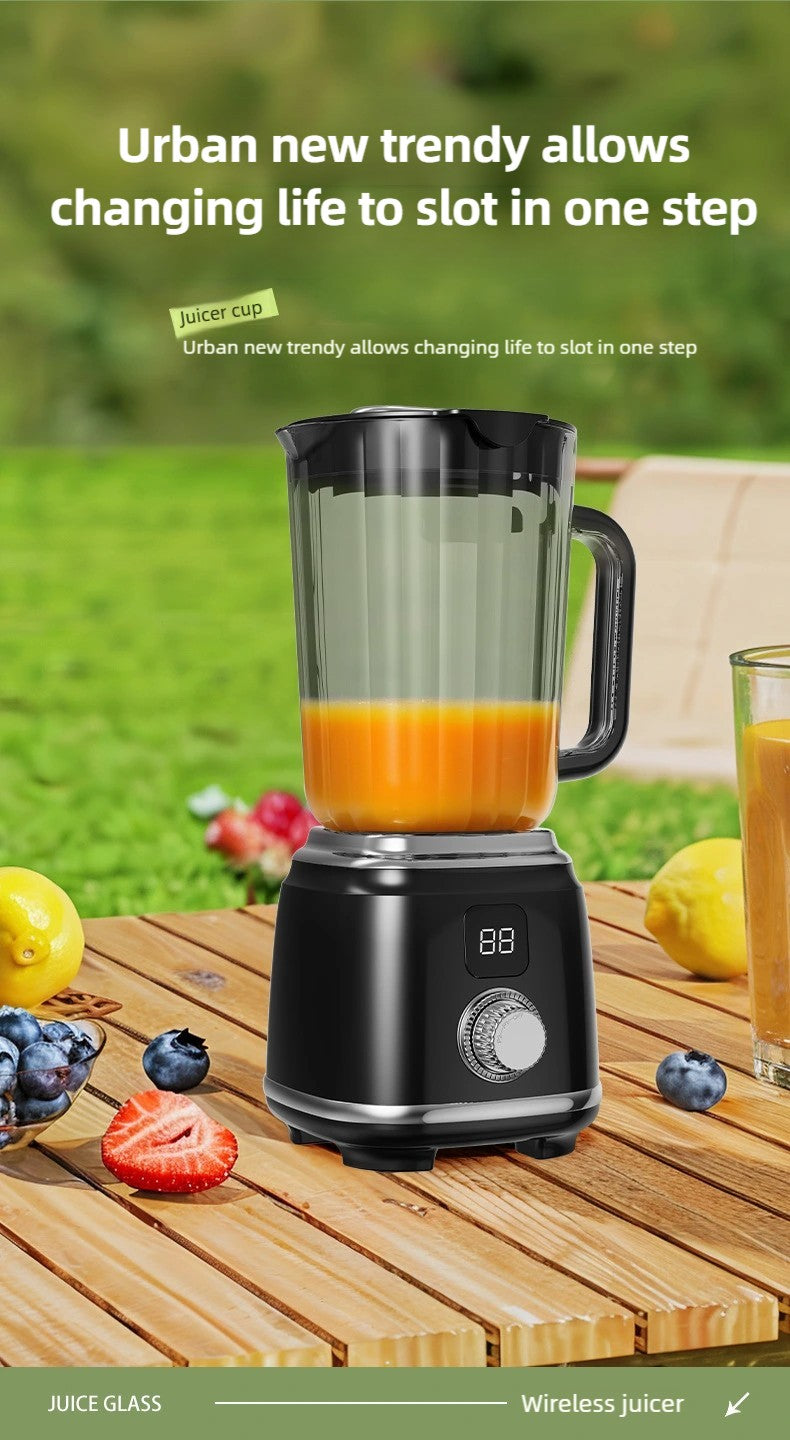 Espremedor TINSOL Novo Lar 10 Lâminas 3000mAh Liquidificador Multifuncional com Botão Espremedor Triturador de Gelo Alta Taxa de Extração de Suco Ferramentas de Cozinha