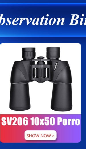 SVBONY Telescópio para Observação de Pássaros SV47 Binóculos Potentes 8x32/8x42/10x42 Profissional IPX7 À Prova D'Água equipamento de camping Sobrevivência
