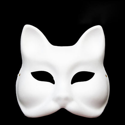 Costume Party Mask 12 Styles Party Mask Decoration White Paper Mask Paper Masquerade Party Accessory For Decoration Draw