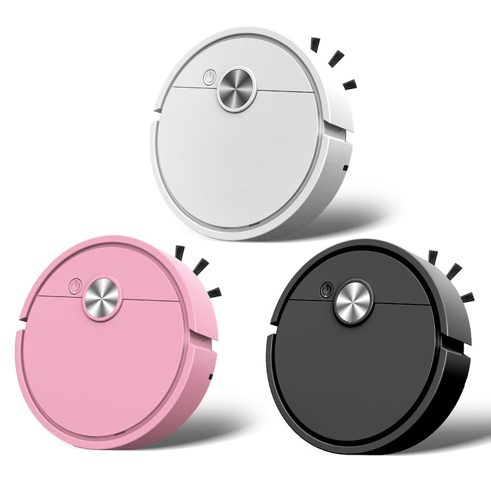 3 in 1 Sweeping Robot Rechargeable Vacuum Mop Robot Sweeping Machine Compact Cleaning Machine for Pet Hair Stubborn Dirt