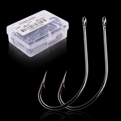 50pcs 10pcs Coating High Carbon Stainless Steel Barbed Carp Fishing Hooks Pack with Retail Original Box Fishing Hook Tackle