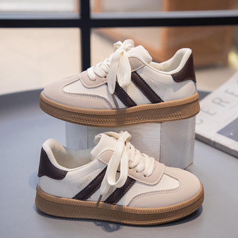 Children Tennis Shoes 2025 New Simple Kids Sneakers for Girls Patchwork Non-slip Boys Causal School Running Sneakers Non-slip