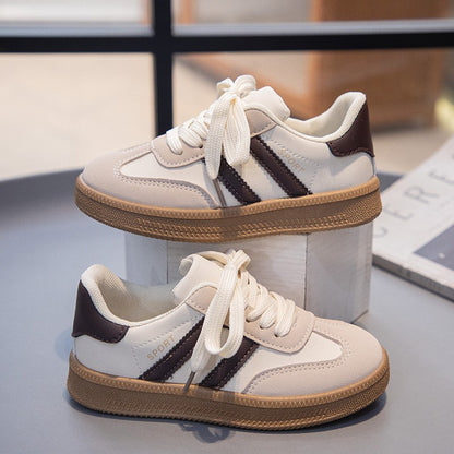 Children Tennis Shoes 2025 New Simple Kids Sneakers for Girls Patchwork Non-slip Boys Causal School Running Sneakers Non-slip