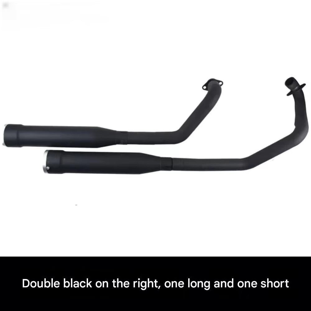 For BENDA Chinchilla 300 modified accessories, double snake-shaped exhaust pipe, deep bass with rich horse hoof sound