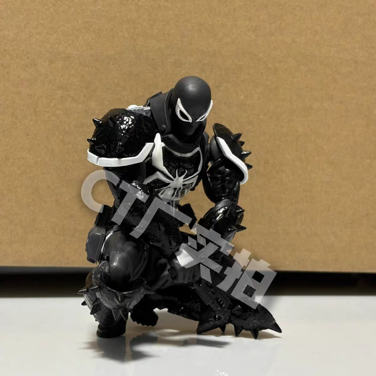 Boneco Agente Anti Venom da New Ct Toys Kaiyodo Amazing Yamaguchi Comics, Agente Venom, Boneco de Ação, Modelo, Brinquedo de Natal, Presentes