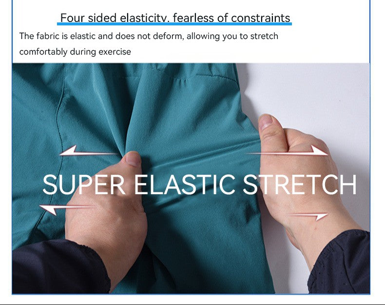 1pcs Summer Men Ice Silk Shorts Quick Drying Running Gym Pants Homme Surf Ventilate Drawstring Casual Outdoor Sport Couple Short