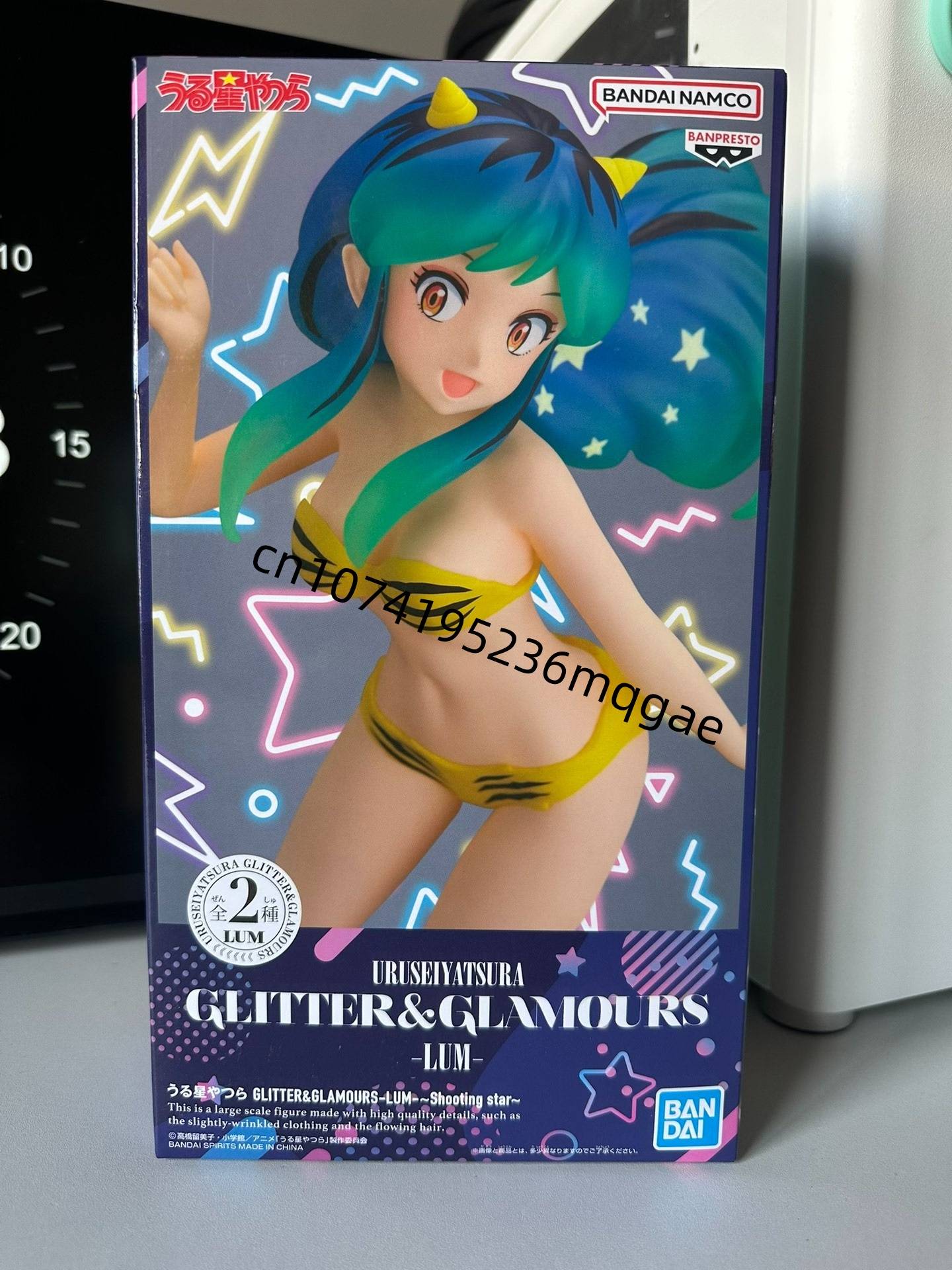 Em Estoque Bandai BANPRESTO Urusei Yatsura GLITTER&GLAMOURS LUM Shooting star Anime Action Figures Modelo Colecionáveis Presente de Aniversário