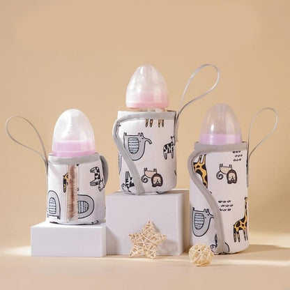 Baby Feeding Bottle Warm Cover Baby Bottle Insulator Sleeve Milk Bottle Protector Bottles Warm Keeping Cover Washable L8RB