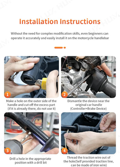 Luz estroboscópica de guidão de motocicleta, luz indicadora de LED de alto brilho, luz de seta para scooter 12V, lâmpada de advertência lateral à prova d'água