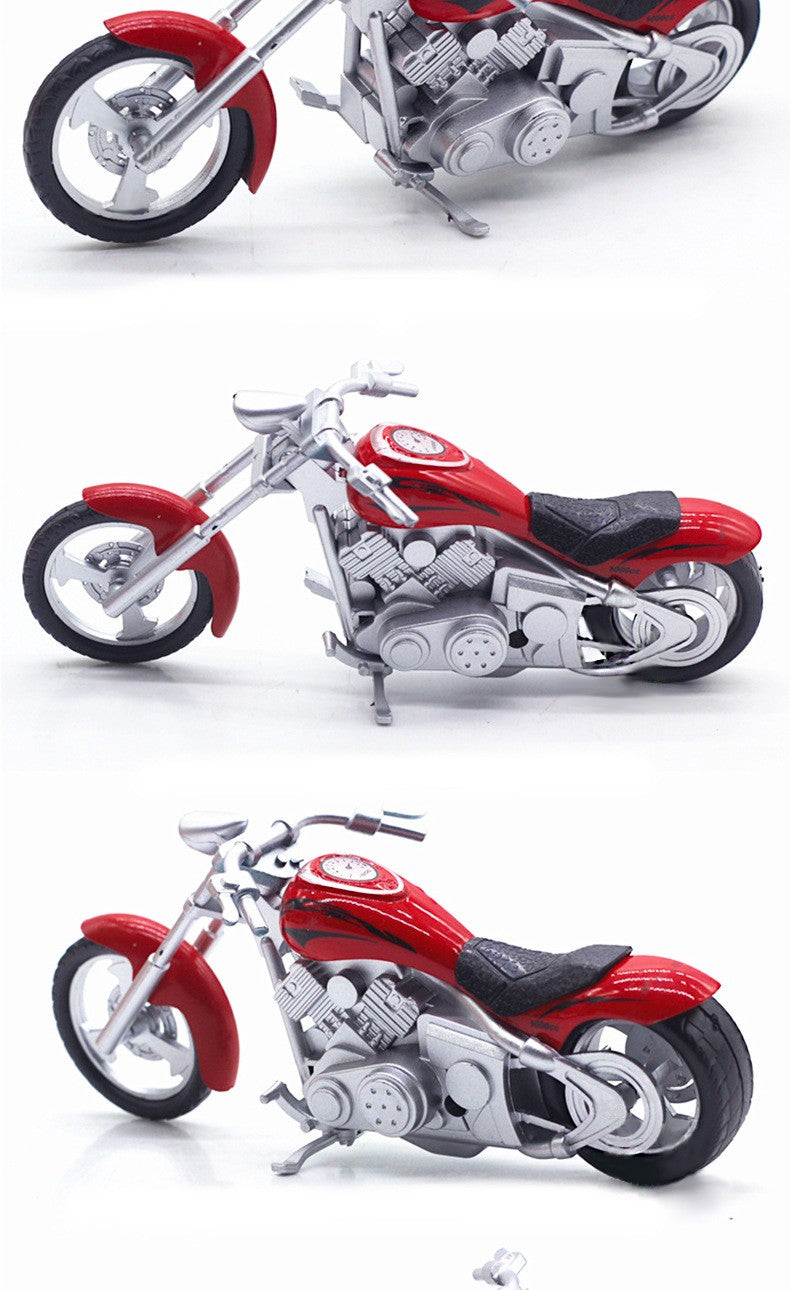 1:18 Harley Rider Moto de Corrida Modelo Fundido em Metal Modelo de Moto de Rua Brinquedo Infantil Presente