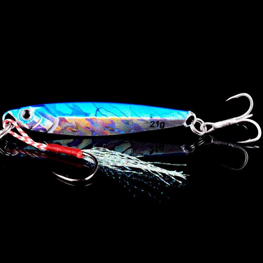 3/5/8 unidades de iscas de pesca de metal Jig Set 7g 10g 14g 21g 28g 40g Iscas de Jigging de arremesso em costa marítima Colher isca artificial de água salgada
