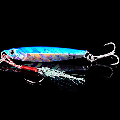 3/5/8 unidades de iscas de pesca de metal Jig Set 7g 10g 14g 21g 28g 40g Iscas de Jigging de arremesso em costa marítima Colher isca artificial de água salgada