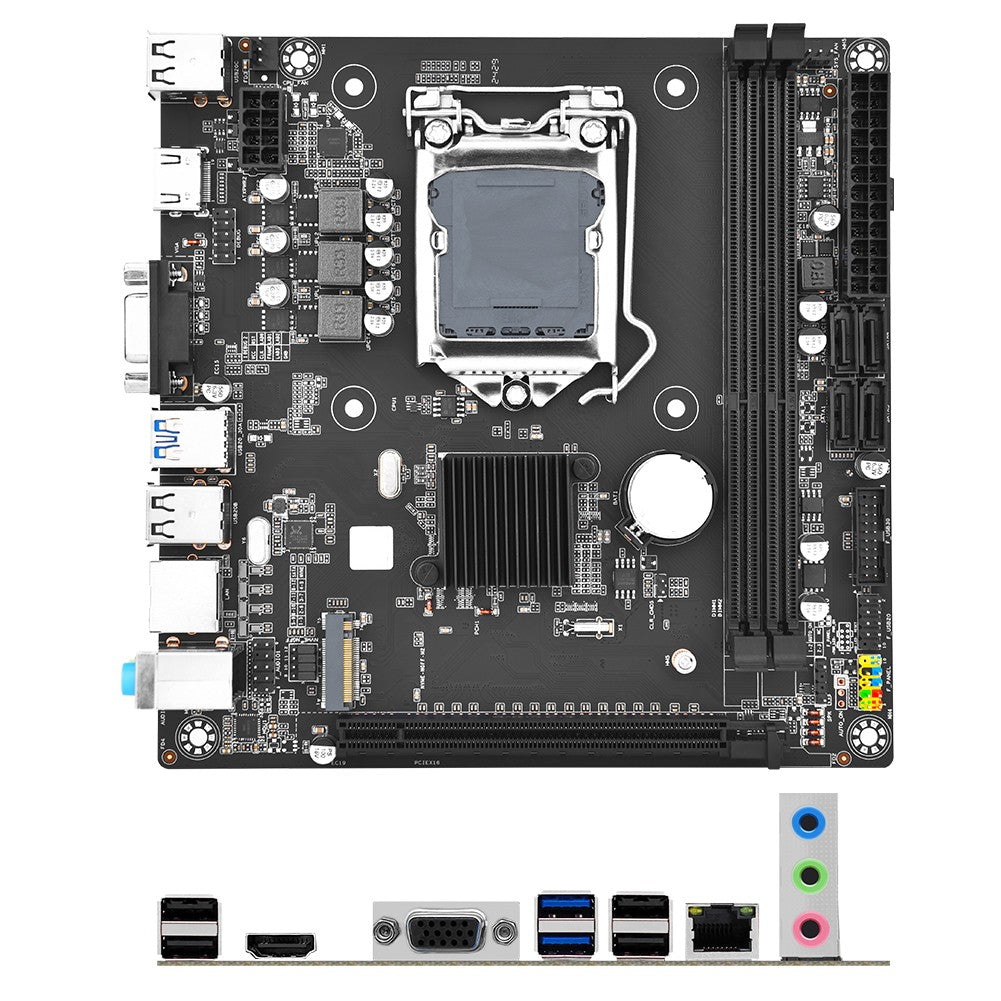 Placa-mãe de Desktop B75M-I LGA 1155 Mini-ITX DDR3 16GB Placa-mãe de Computador Suporte M.2 NVME HDMI+VGA