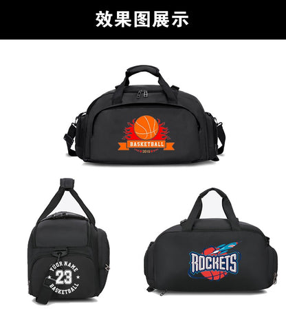 Customized logo fitness bag football backpack swimming taekwondo waterproof backpack luggage bag printed pattern