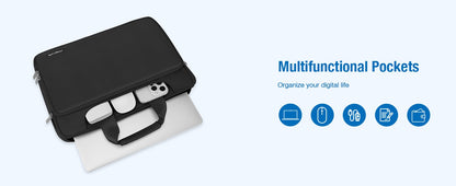 Laptop Briefcase Bag for 2025 MacBook Air Pro M5 M4 M3 M2 M1 13 13.3 14 15 15.6 16 inch HP Dell Lenovo Asus Notebook Sleeve Case