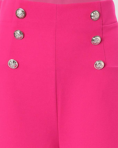 Elegant High Waist Wide Leg Bootcut Pants 2023 Summer European & American Fashion Simple Women's Flared Trousers