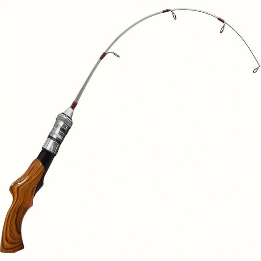 Portable Ice Fishing Rod, Detachable Plug-in Fishing Rod, Ultralight Sensitive Winter Fishing Pole for Ice Fishing