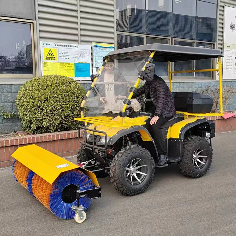 Limpa-neve personalizado, autopropelido com escova rotativa, vendas diretas da fábrica para remoção de neve em estradas