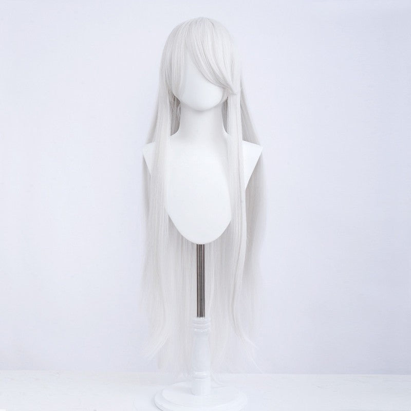 Halloween Cosplay Anime Party Fancy Wig Costume Wig 100cm Long Straight Heat Resistant Synthetic Hair Anime Colored Hair