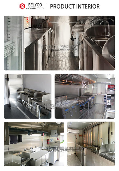 Carrinho de comida para fábrica, caminhão de tacos, trailer de churrasco móvel, carrinho de sorvete, trailer de concessão, carro de venda de suco, trailers de comida totalmente equipados