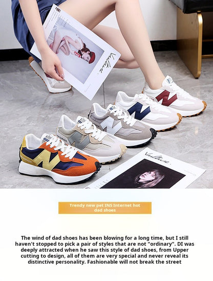 Women's Causal Sneakers New Autumn Shoes Woman Fashion Breathable Lace Up Sports Shoes for Women Platform Walking Designer Shoes