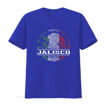 Jalisco Mexico T Shirt Travel vintage Washed Breathable fashion Stylish Comfortable designer clothes Slightly Versatile Soft