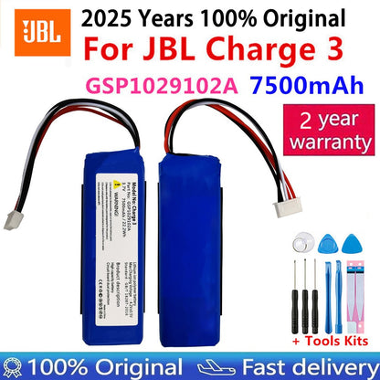 Envio Rápido 2025 Anos 100% Original Substituição Para JBL Charge 3 4 5 Charge3 Charge4 Charge5 Bateria GSP102910A