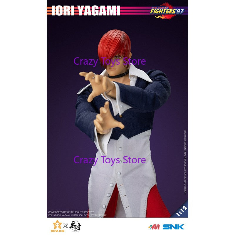 Em EstoqueEstúdio Tunshi Original 1/12 SNK Licenciado King of Fighters KOF 97 Iori Yagami TS XXZ 008 Figuras de Ação Colecionáveis de Anime