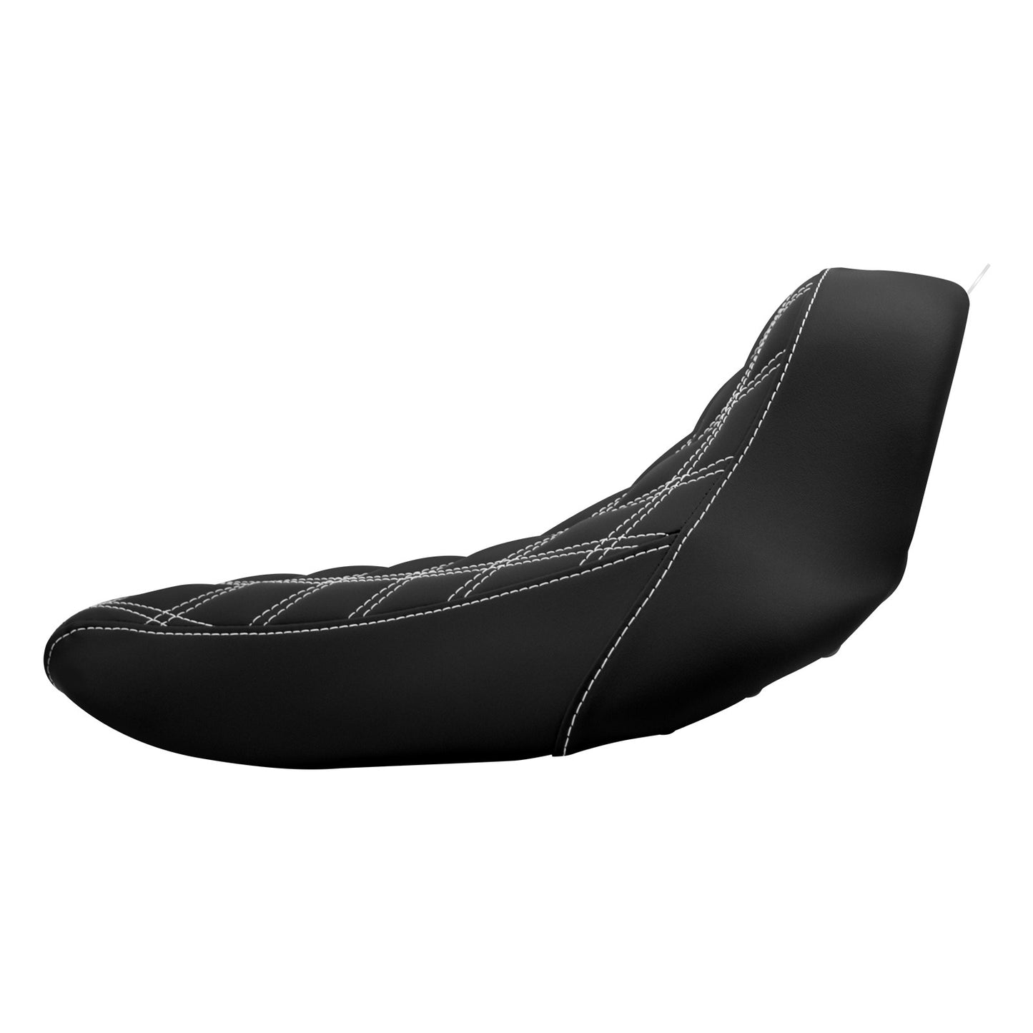 Banco Solo Low Profile Para Piloto De Motocicleta Com Almofada Diamante Para Harley Softail Fatboy Breakout FLSTF FXBRS 2018-2021 2022 2023 Preto