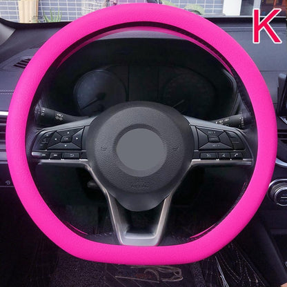 Anti-skid Silicone Auto Steering Wheel Cover With Elastic Stretch To Enhance Internal Design And Comfortable Grip Access
