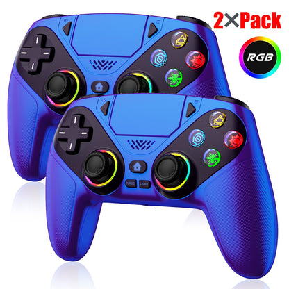 RGB Light Controller For PlayStation 5/PS5 Pro/Slim/PC Wireless Gamepad Marco/Turbo NO Drift Hall Effect Gaming Control Joystick