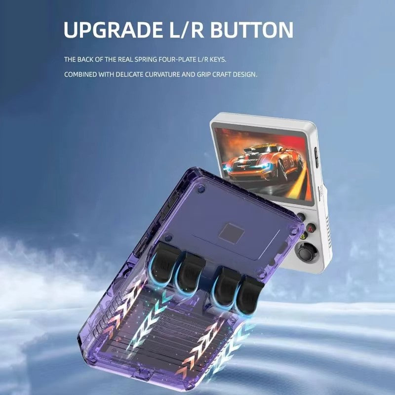 R36S Original Retro Handheld Game Player Arkos System 3.5" IPS Screen Portable 64/128GB Hall Effect Emulator Wireless Gamepad