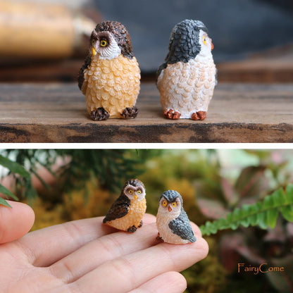 Miniature Fairy Garden Squirrels Set Miniature Forest Animal Figures Figurines Kit Mini Garden Supplies Bonsai Decorations