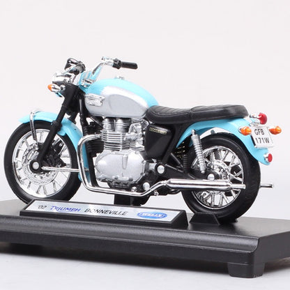 1/18 Escala Welly Triumph Tiger Explorer 800 Sprint RS Bonneville Daytona Trophy Thruxton 1200 Moto Diecast Modelo Brinquedo
